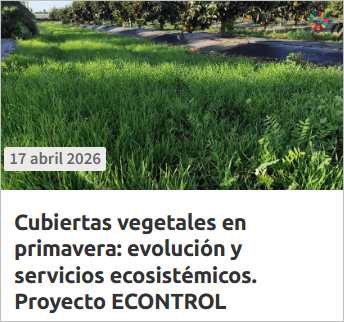  Cubiertas vegetales en primavera: evolución y servicios ecosistémicos 